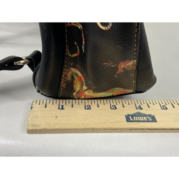 Montana West Backpack Purse Horse Black Leather Concealed Studded - Picture 8 of 8